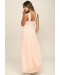 Air Of Romance Peach Maxi Dress